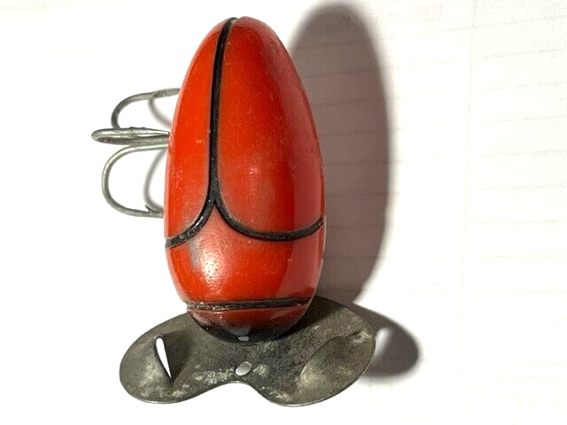 Millsite Vintage Paddle Plug No. 671 Red & White Fishing Millsite Vintage Paddle Plug No. 671 Red & White Fishing