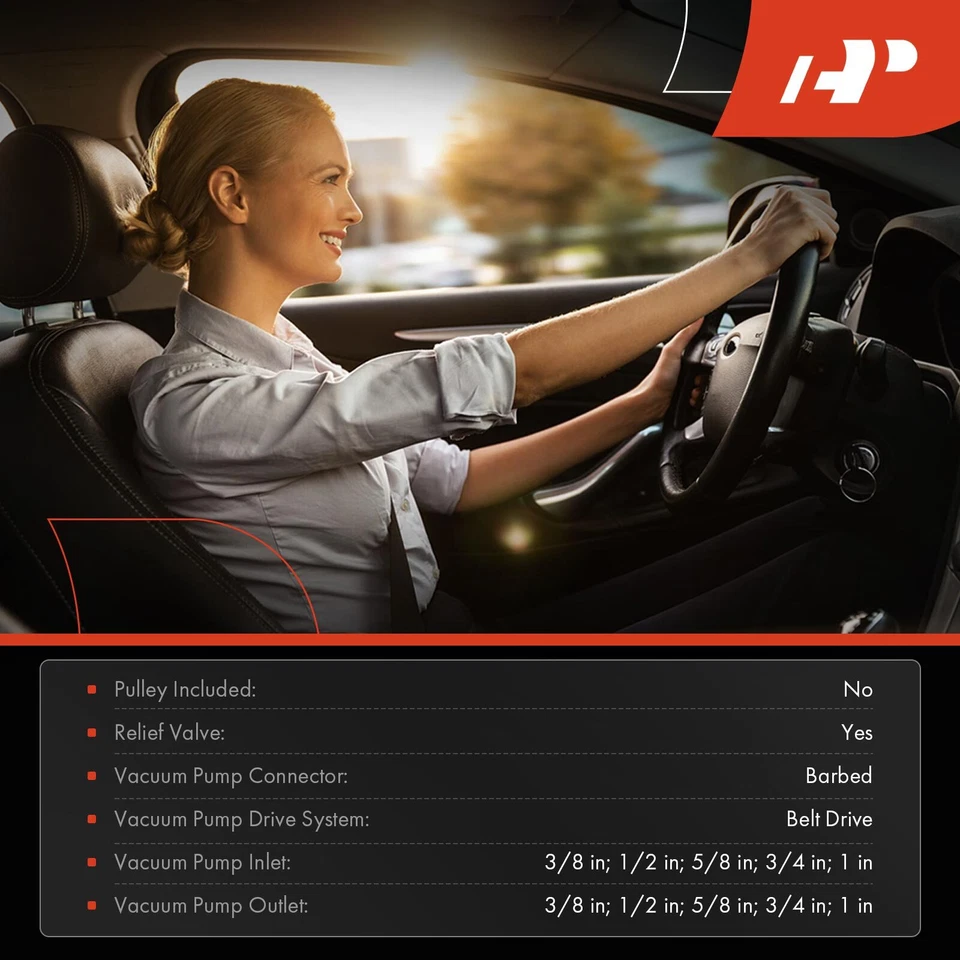 Mechanical Vacuum Pump for Ford E-150 Econoline F-100 F-150 F-250 F-350 1983-92 - Image 2 of 4