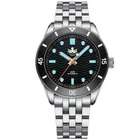 PHOIBOS Wave Master PY053CN Diver Black Men's Watch NO Date 200m