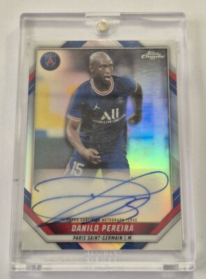 DANILO PEREIRA AUTOGRAPH ON PAPER AUTO ON CARD!!! PSG NUMBERED /69 SIGNED  
