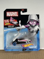 Hot Wheels Marvel Character Cars Spider-Gwen First Appearance Action Feature HTF