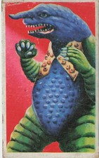 Kaiju Monster Boeing B52 Airplane #427021 Menko Card Japanese Vintage