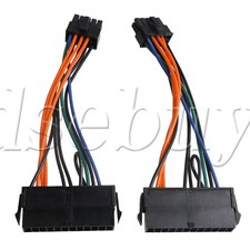 2pcs ATX PSU Sleeved Adapter Cable Compatible with Lenovo Motherboards
