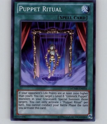 Puppet Ritual (NUMH-EN054, Super Rare) Number Hunters - Photo 1/2
