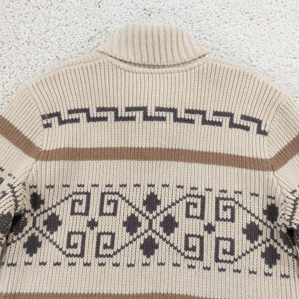 NUEVO Suéter Pendleton Westerley Big Lebowski XL 'The Dude' Cárdigan, Lana Beige Foto 4 de 4