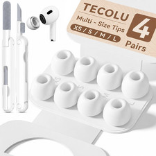 4 Pairs Replacement Ear Tips for Airpods Pro 2Nd/1St Generation with Portable St