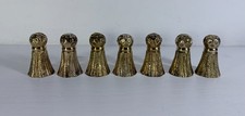 Vintage Brass Place Card Holders Tassle Shape...