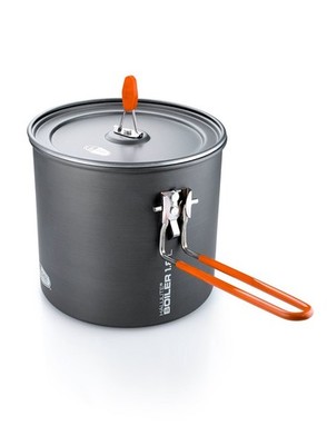 Ultraleichter Topf GSI Outdoors Halulite 1.8L mit Silikongriff Camping Topf