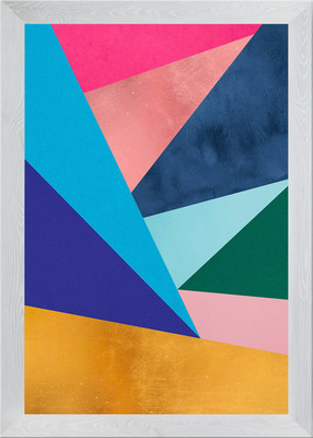 Moderne Collage F gerahmtes Wandbild Poster Leinwanddruck Bild
