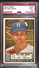 1952 Topps #333 PEE WEE REESE PSA 3.5 VG 27629626 