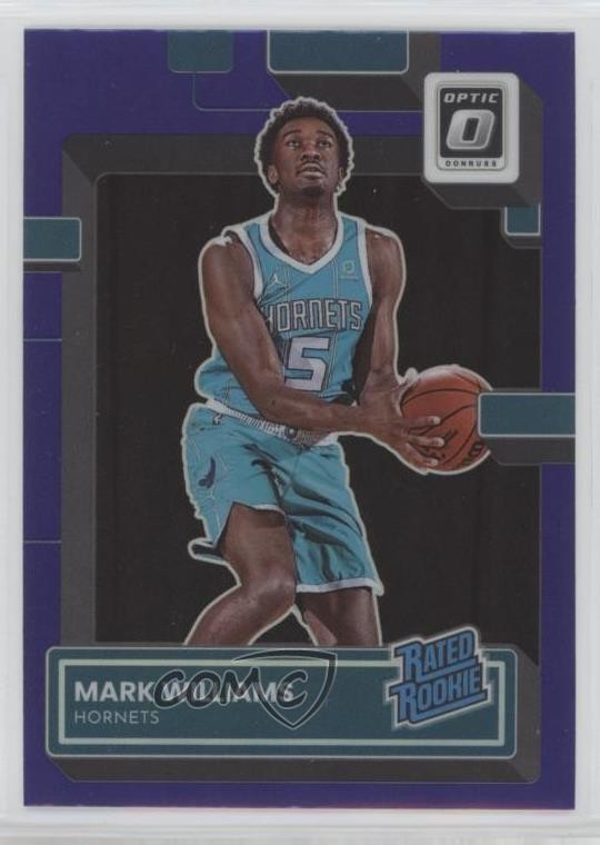 2022 Panini Donruss Optic Rated Purple Prizm Mark Williams #245 Rookie RC 1i1q