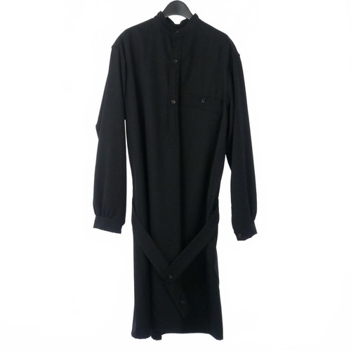 Yohji Yamamoto Pour Homme, Yohji Yamamoto Pour Homme 97AW Wool Long Pullover Shirt Men's 2XL Tag M Black