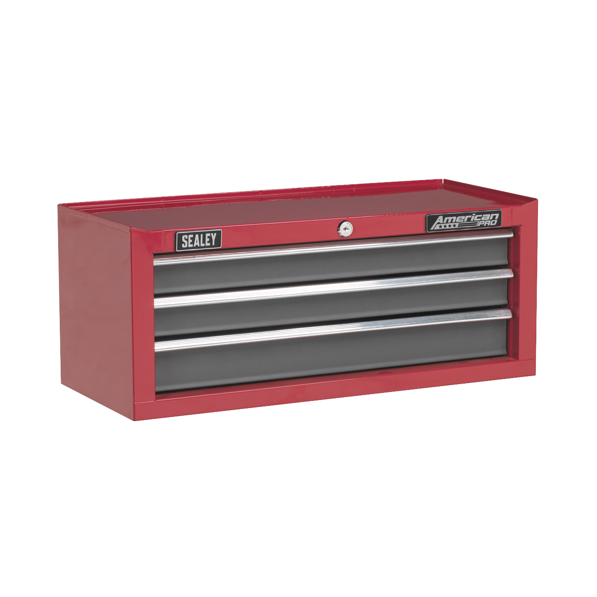 Sealey AP22309BB Add-On Chest 3 Drawer With Ball Bearing Runners - Red/Grey