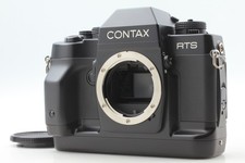 LCD Works  Top MINT  Contax RTS III 35mm SLR Film Camera Black Body From JAPAN