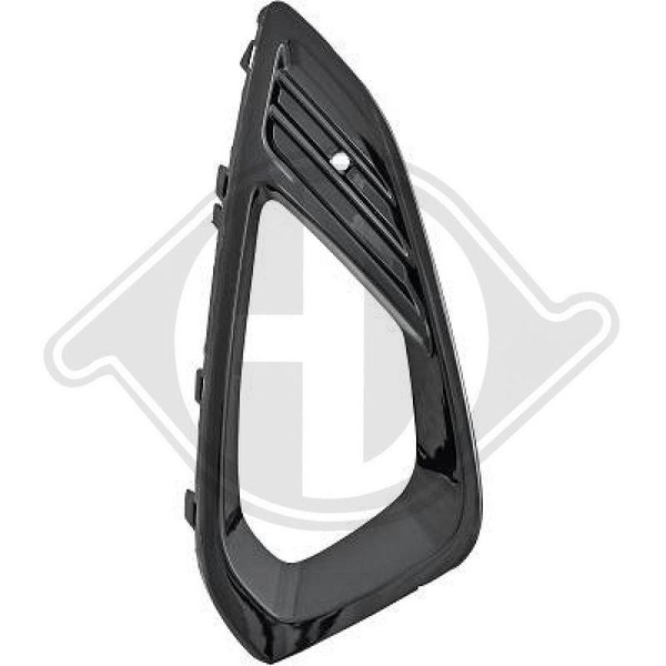1X LüFtungsgitter StoßFäNger Diederichs 1407048 FüR Ford Rechts-image