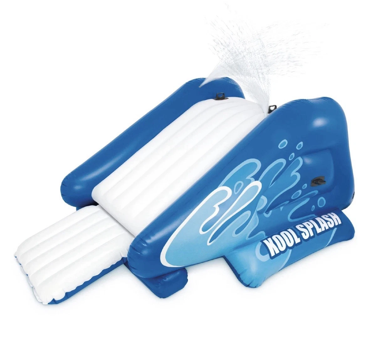 Piscina Infantil Hinchable Ergocar Con Tobogán Y Toldo – Rectangular, Para Fiestas Acuáticas De Verano, De 1 A 4 Personas
