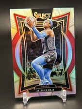 2025 Panini Select WNBA #78 Allisha Gray Concourse Silver Prizm Dream