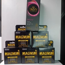 (((🔥🔥🔥TROJAN MAGNUM GOLD COLLECTION 5 BOXES 3PK NEW 🔥🔥🔥BONUS GIFT)))