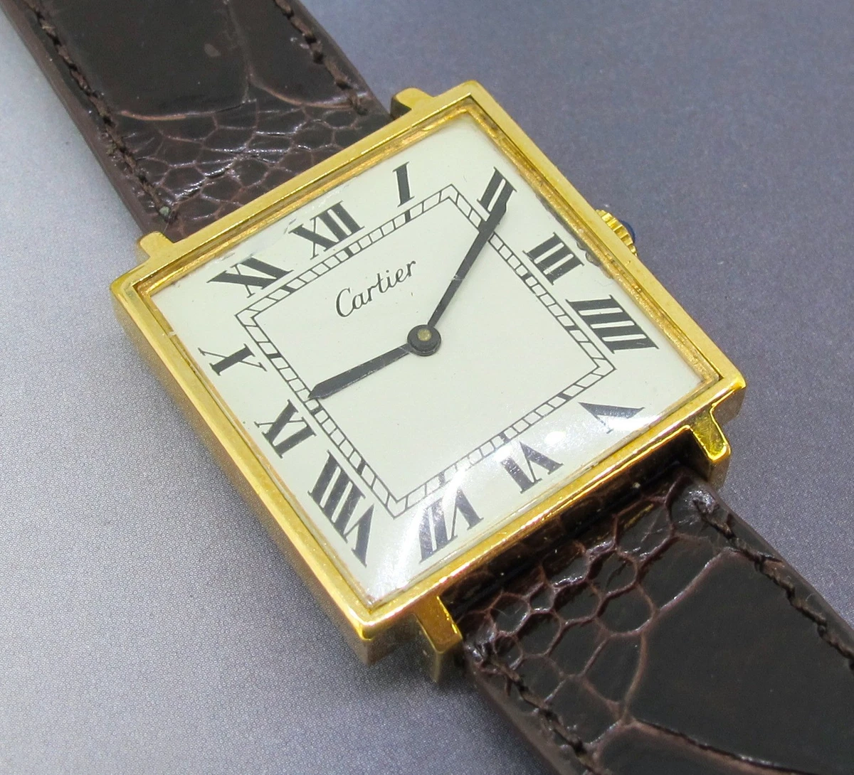 Cartier Tank - 27 mm, Gold Plated for sale | eBay