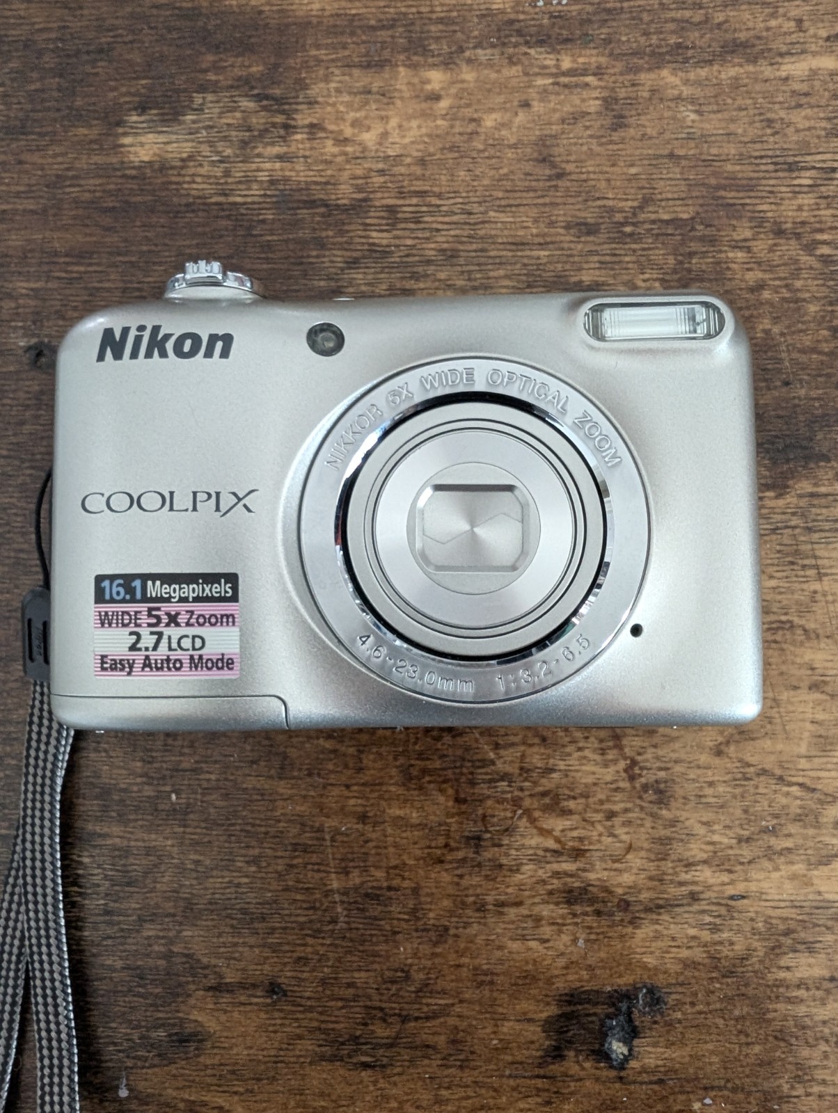 Nikon COOLPIX L30 20.1MP Digital Camera Silver - Used