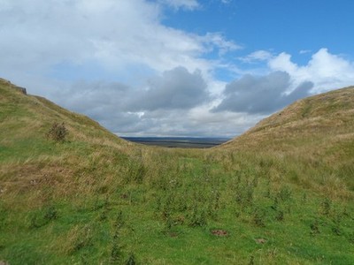Photo A3 One of the Thirlwall Nicks on Hadrian's Wall Blenkinsopp Hall  c2014
