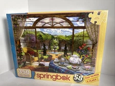 NEW Springbok “The Conservatory” Jigsaw Puzzle 350 Big Pieces Made in USA Sealed