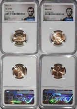 2025 P & D Lincoln SHIELD 1c Cent 2 Coin Set NGC MS 67 RD