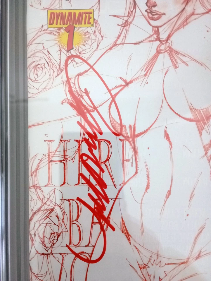 VAMPIRELLA #1 SIGNED CGC 9.8 *RARE* 1ST DYNAMITE APP VAMPIRELLA RED SKETCH VAR - Image 2 of 4