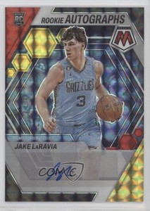 2022-23 Panini Mosaic Rookie Choice Prizm Jake LaRavia #RA-LAR Auto RC