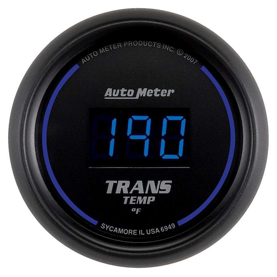 AUTOMETER 6949 Cobalt Digital Transmission Temp Gauge 0-340?F