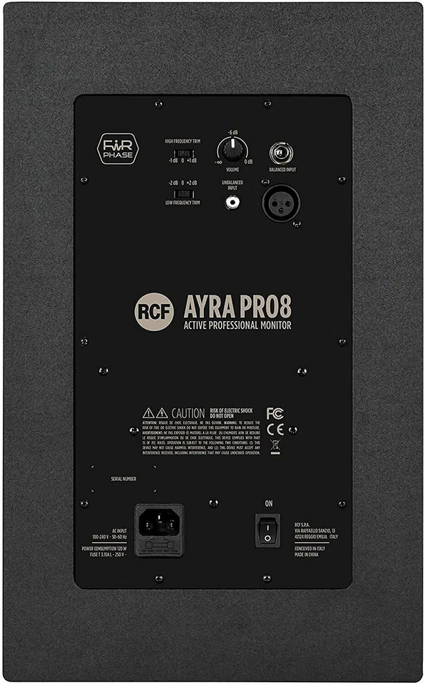 RCF Professional Active Two-Way Studio Monitor w/ 5" Woofer - AYRA PRO5 - Image 4 of 4
