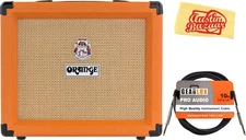 Crush 20-Watt Guitar Combo Amplifier Bundle with Instrument Cable and Austin ...