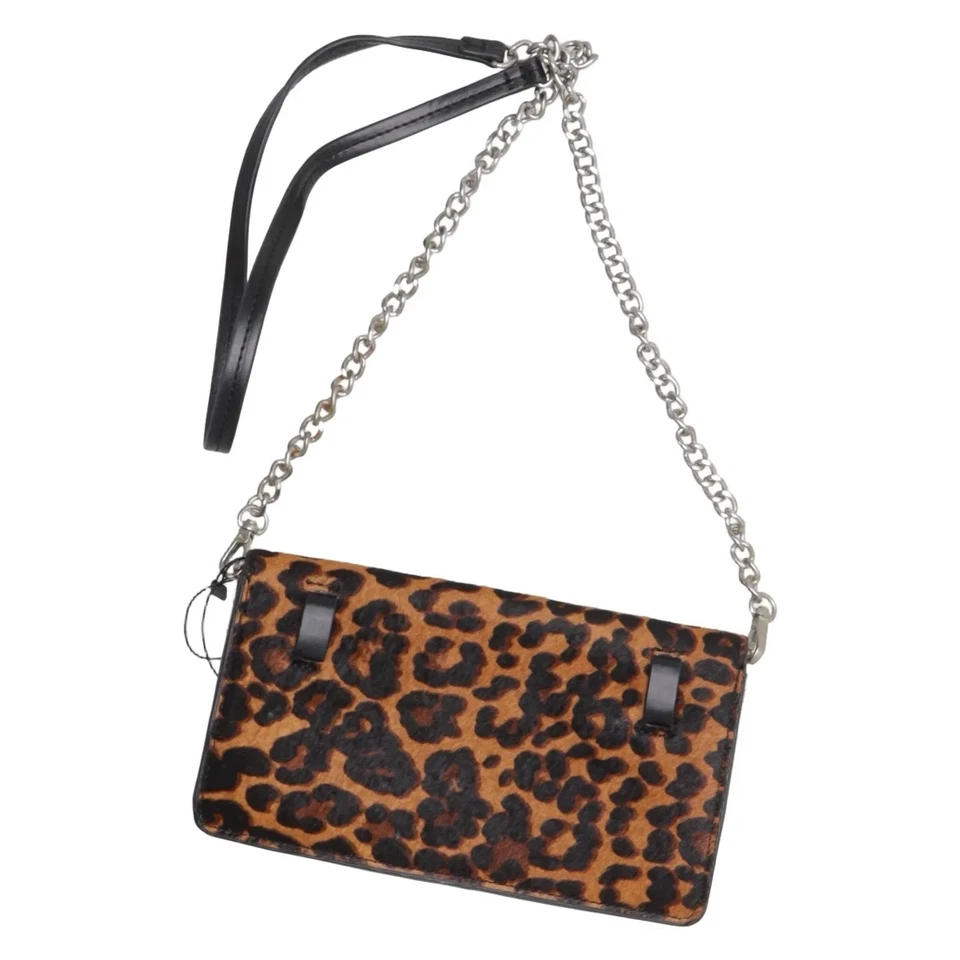 Zara Basic Collection, sac à bandoulière, femmes, marron/noir, léopard, 20, 2... - Photo 2/4