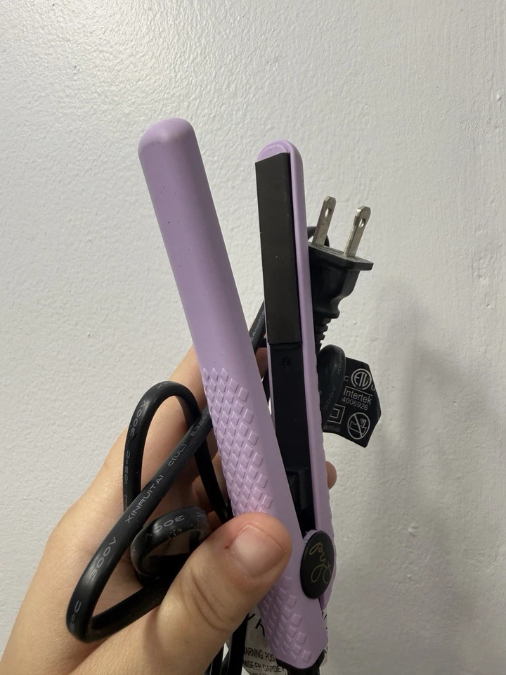 "Mini plancha de pelo PYT plancha cerámica herramienta de peinado púrpura 0,5""" Foto 2 de 3