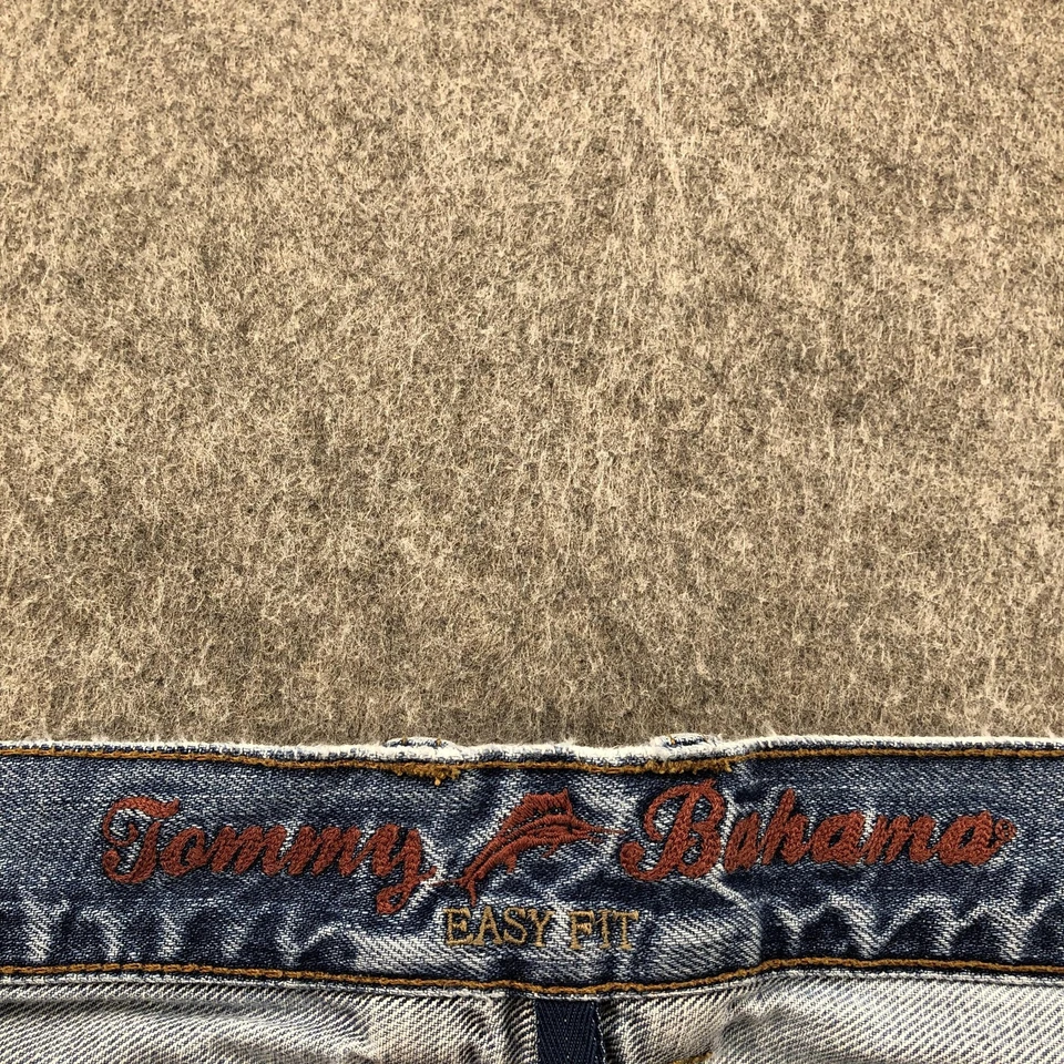 Tommy Bahama Jeans Mens 36x32 Blue Easy Fit Light Wash Straight Leg Denim Casual - Image 4 of 4