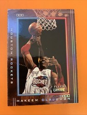 2001–02 fleer genuine Hakeem Olajuwon #102 Houston Rockets