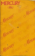 1975 Mercury Ford Owner's Manual First Printing Service Technical Book