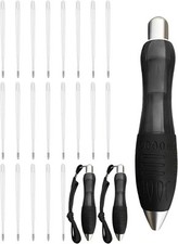 24-Pack Big Fat Pens Aids Writing For Tremor, 1 Count (Pack of 3), Black 