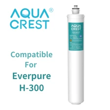 AQUACREST H-300 Under Sink Water Filter, Replacement For Everpure H-300