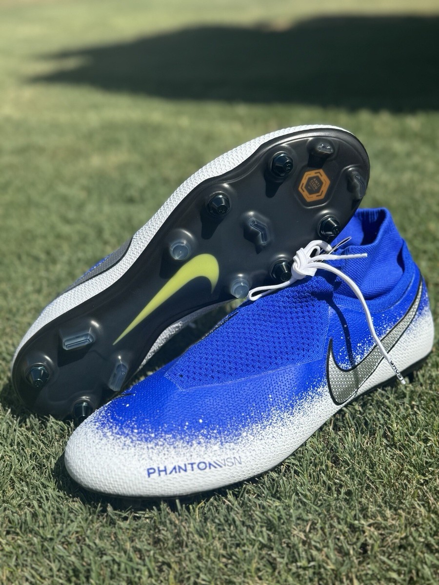 Nike Phantom Vision Elite SG Flyknit ACC/ QuadFit Mens Sz I3 Nike Phantom Vision Elite SG Flyknit ACC/ QuadFit Mens Sz I3