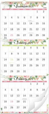 Calendario De Pared 2024 Calendario Pared De 3 Meses De Enero De 2024 Diciembre