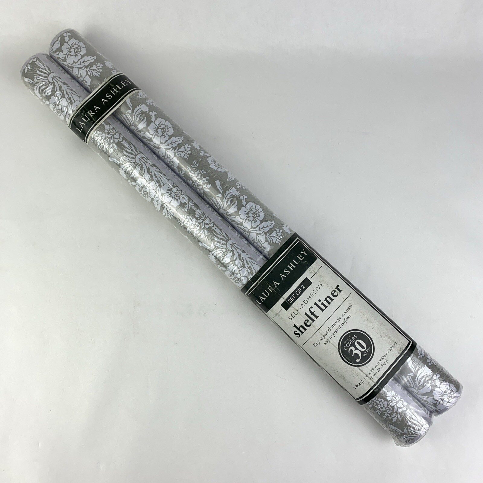 Laura Ashley Pack of 2 SelfAdhesive Floral & Scroll Shelf Liner eBay