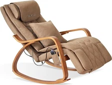 Rocking Chair with Massage Function, Reclining Function, Electric Relaxing Chair