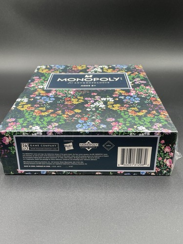 Monopoly For Anthropologie Floral Bookshelf Edition Sealed New - Picture 7 of 8