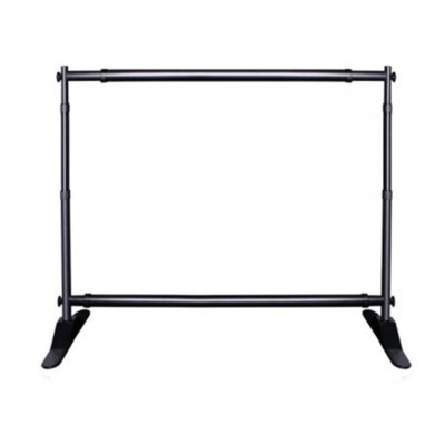 8 x10ft Step and Repeat Banner Stand Adjustable Backdrop Telescopic Banner Stand