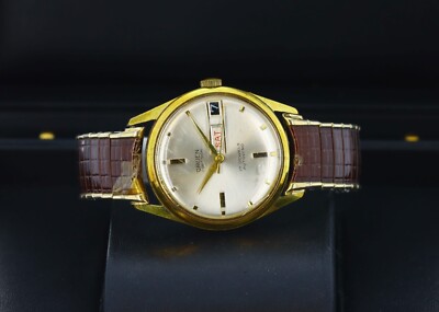 Gruen Precision Day-Date Vintage Circa 1960 Silver Dial Automatic