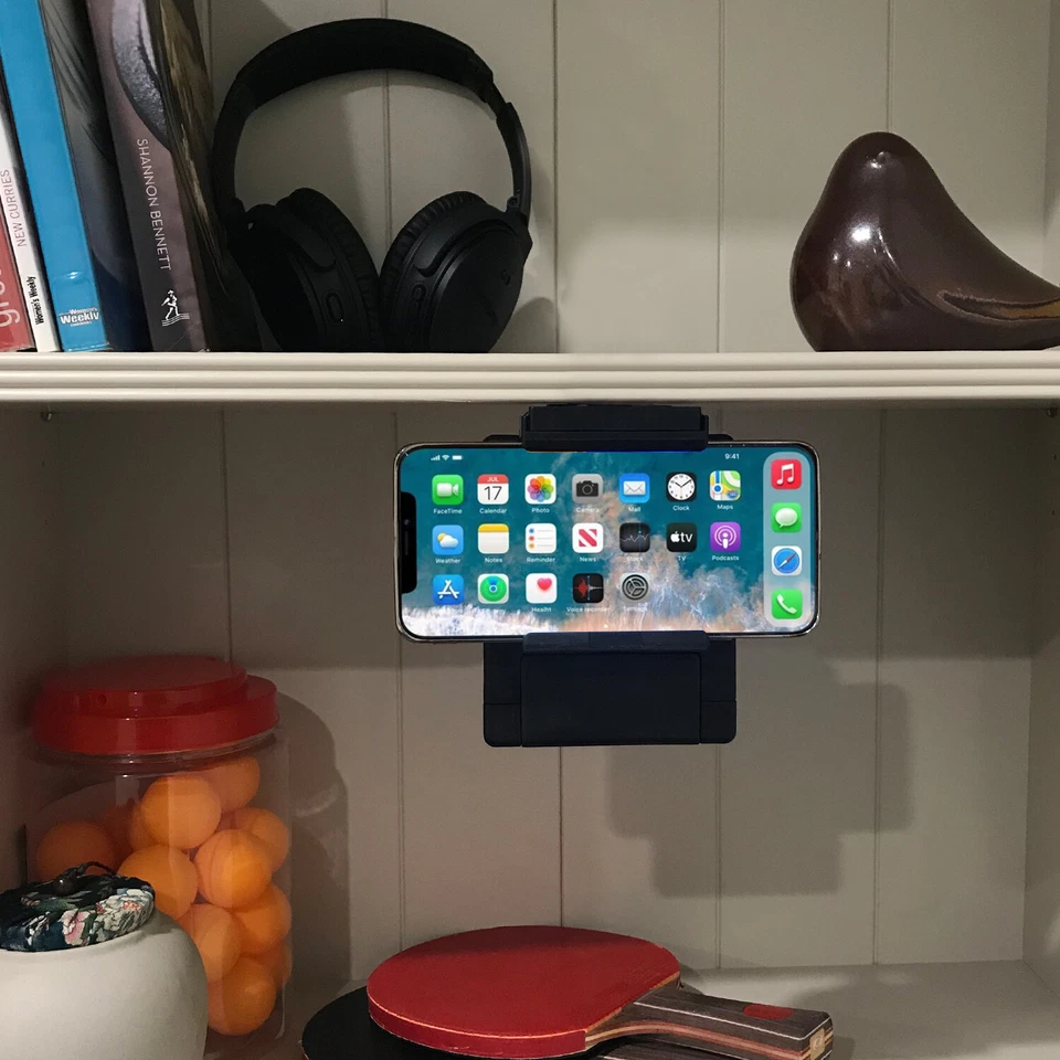 Desk Shelf,Kitchen Cabinet Tablet Holder for for iPhone,iPad Pro Air,Mini,Galaxy - Image 2 of 4