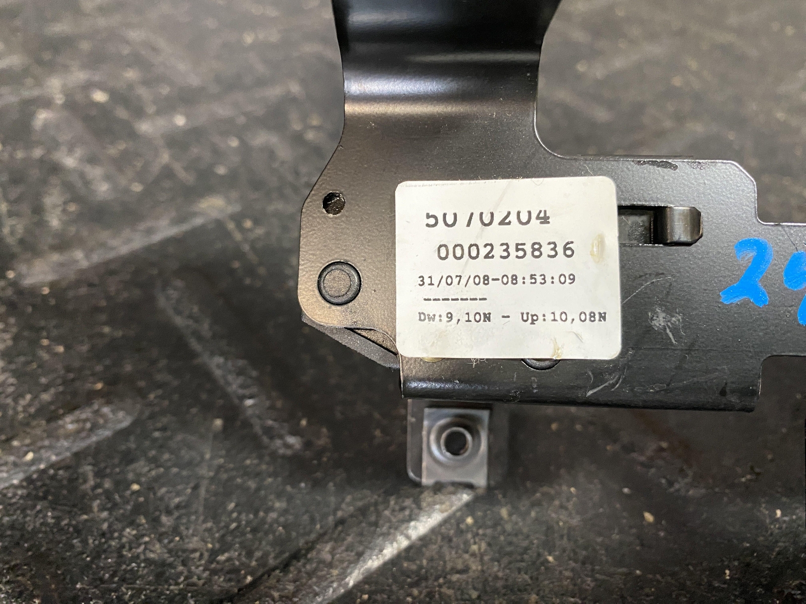 08-12 MASERATI GRANTURISMO STEERING WHEEL PADDLE SHIFTERS 000235836