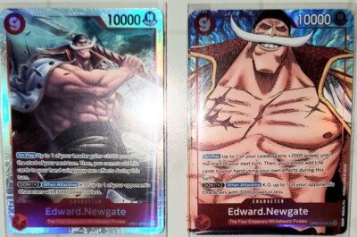 ONE PIECE CARD GAME SP OP02-004 SR - Edward.Newgate (Alternate Art) - Paramount