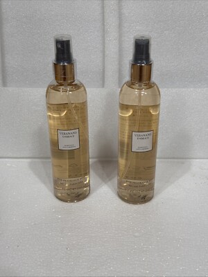 Vera Wang Embrace Body Mist For Women Marigold And Gardenia 8 Oz X 2